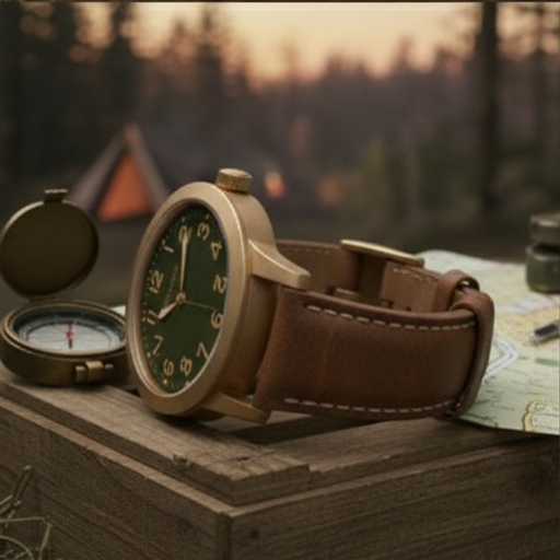 Vintage Bronze Field Watch (Stylized) - Image 2